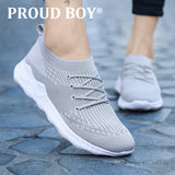New Design Running Shoes Slip On Comfortable Mesh