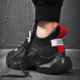 VSIOVRY New Breathable Leather Sneakers Running Shoes
