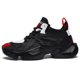 VSIOVRY New Breathable Leather Sneakers Running Shoes