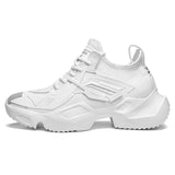 VSIOVRY New Breathable Leather Sneakers Running Shoes